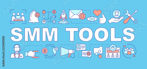 SMM tools word concepts banner