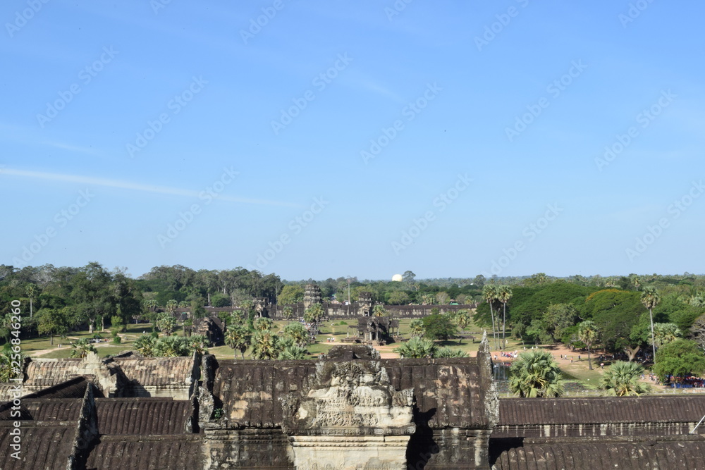 Landscape from Angkor Wat, Cambodia