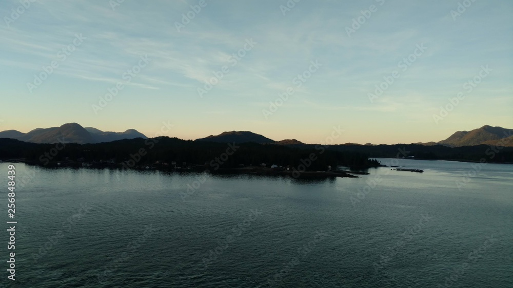 Ariel View of Misty Fjords in Ketchikan Alaska Tongass National Forest