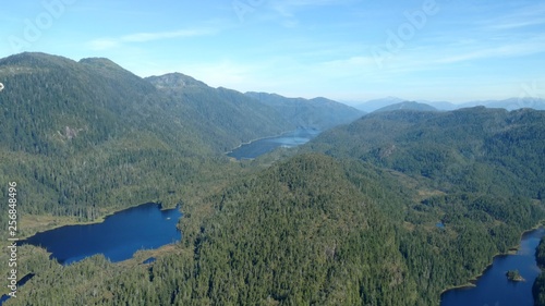 Ariel View of Misty Fjords in Ketchikan Alaska Tongass National Forest