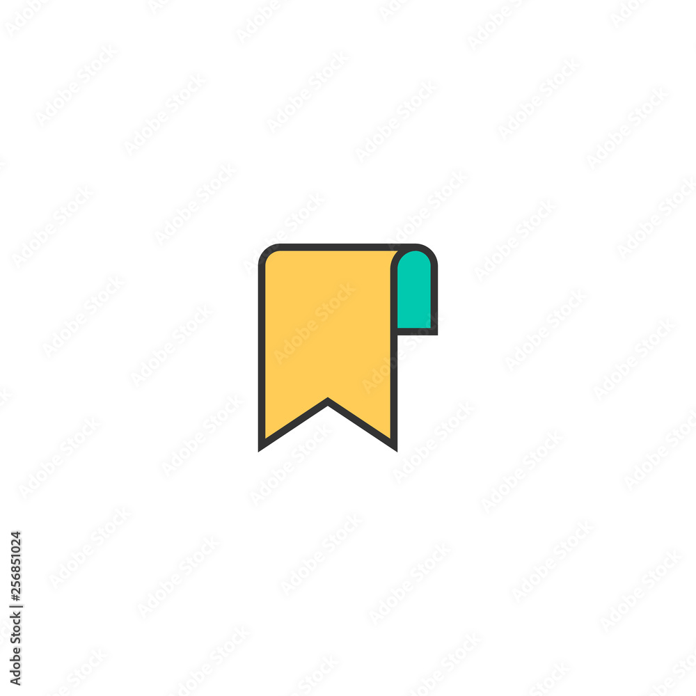 Bookmark icon design. Essential icon vector design Bookmark icon design. Essential icon vector design