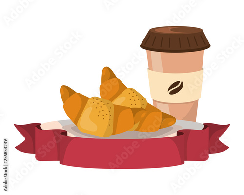 delicious tasty breakfast cartoon