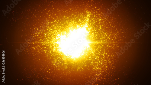 Abstract Particles Background/ Illustration of an abstract background with beautiful glowing particles