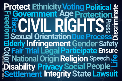 Φωτογραφία Civil Rights Word Cloud