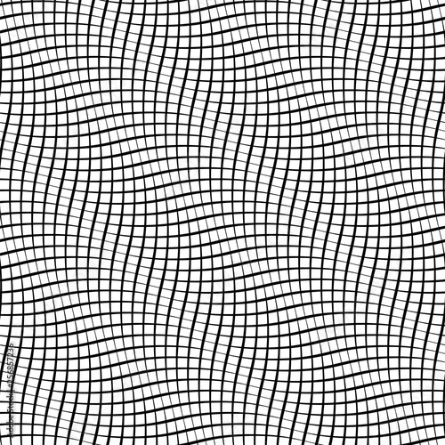 Snakeskin seamless pattern. Snake skin print. Optical illusion background made of wavy lines.