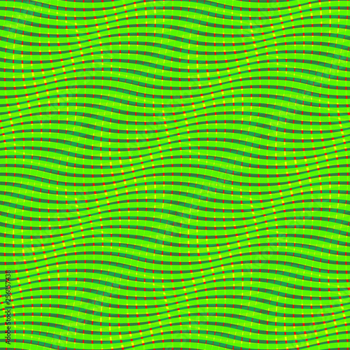 Snake print. Lizard skin seamless pattern. Op art background. Optical illusion of movement.