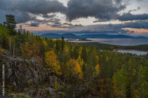 Kolsky peninsula in autumn