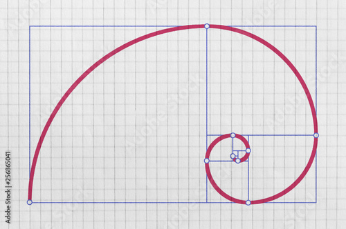 Golden ratio and golden spiral