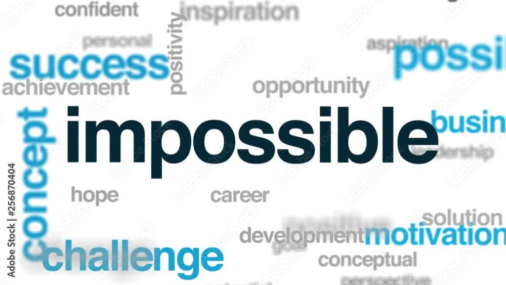 Impossible animated word cloud. Kinetic typography. Impossible animated word cloud. Kinetic typography.