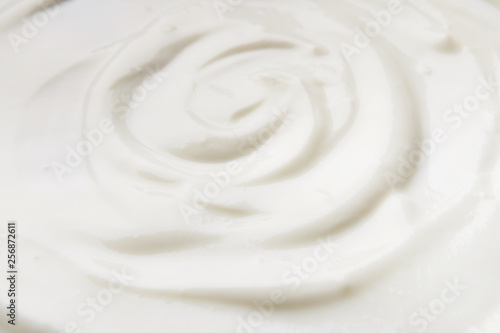 Yogurt swirl texture