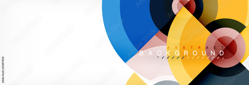 Modern circle background Modern circle background