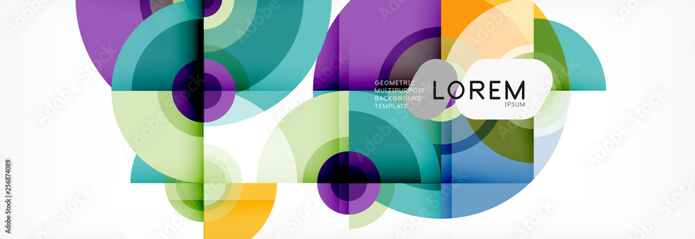 Modern circle background Modern circle background