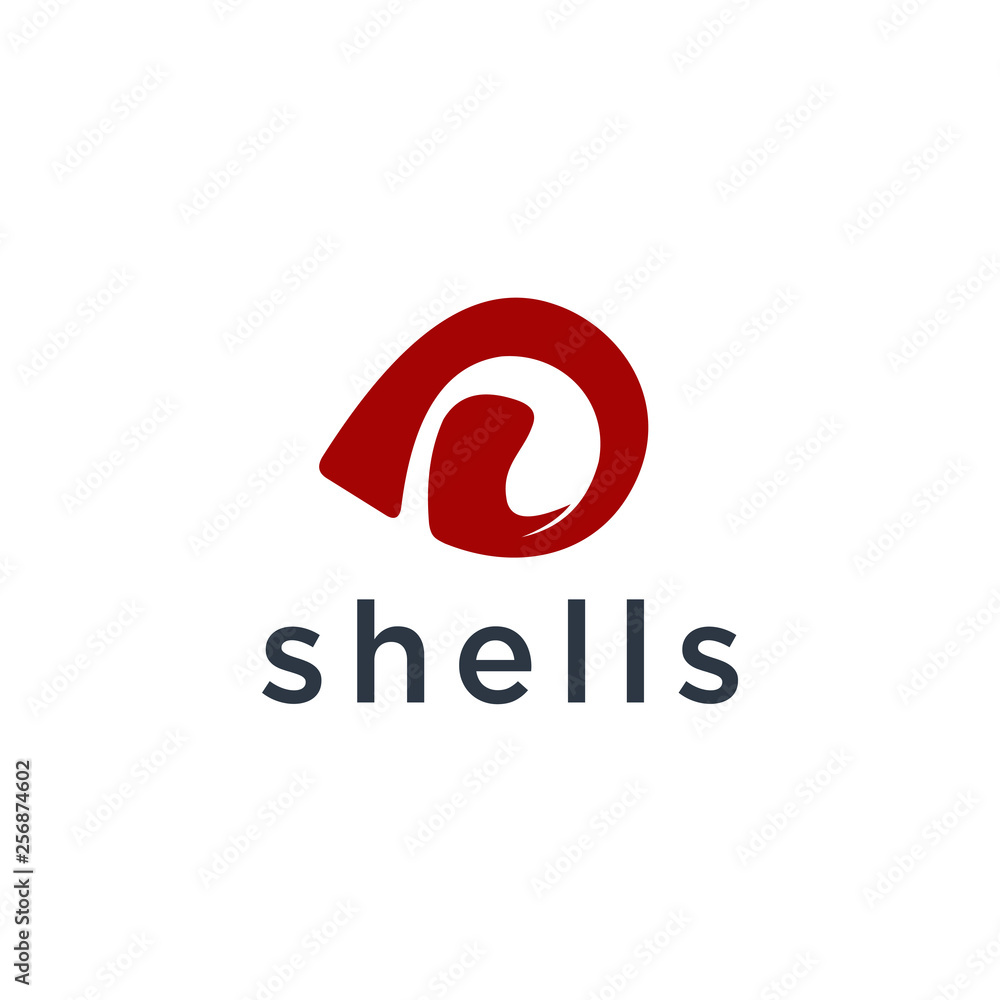 Shell Logo circle abstract design vector template. Travel Seafood restaurant Jewelry Luxury Fashion Logotype concept icon. Shell Logo circle abstract design vector template. Travel Seafood restaurant Jewelry Luxury Fashion Logotype concept icon.
