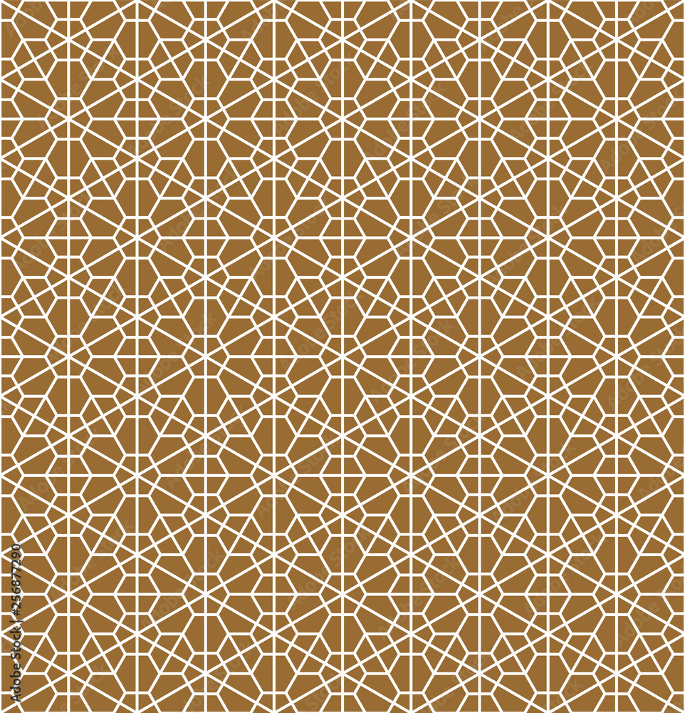Seamless pattern based on Japanese ornament Kumiko Seamless pattern based on Japanese ornament Kumiko