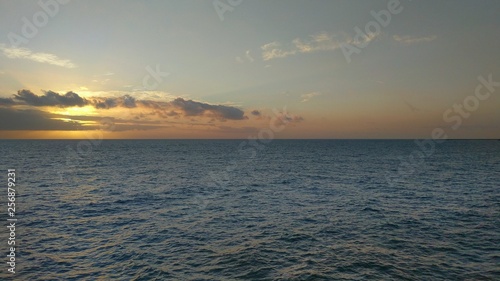 Sunset over Oceanside, California.