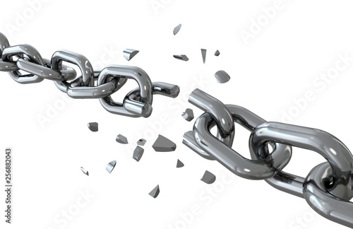 Fotografía the iron chain is broken
