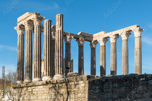 Roman temple of Evora photo