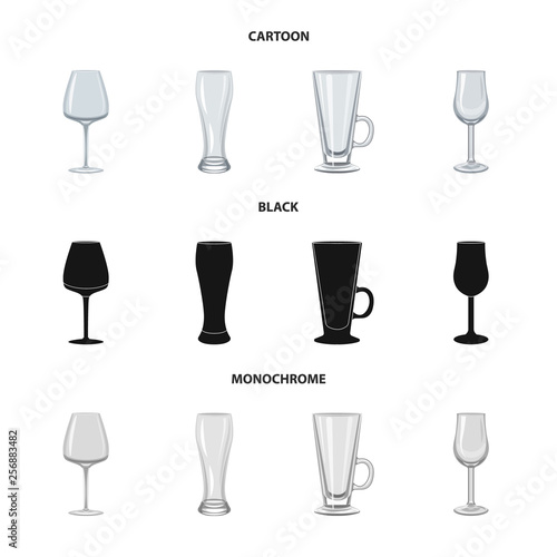 Isolated object of form and celebration sign. Collection of form and volume vector icon for stock.