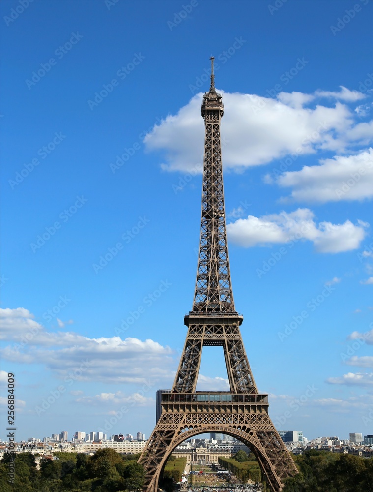 Eiffel Tower is the most famous building of Paris in France