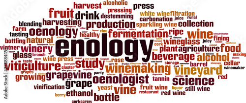Enology word cloud