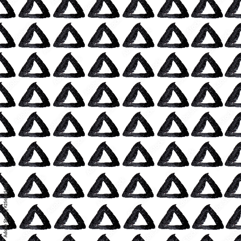 hand drawn seamless triangles background hand drawn seamless triangles background