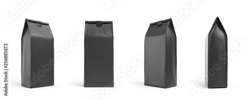 Set of black tea or coffee bags © ImageFlow