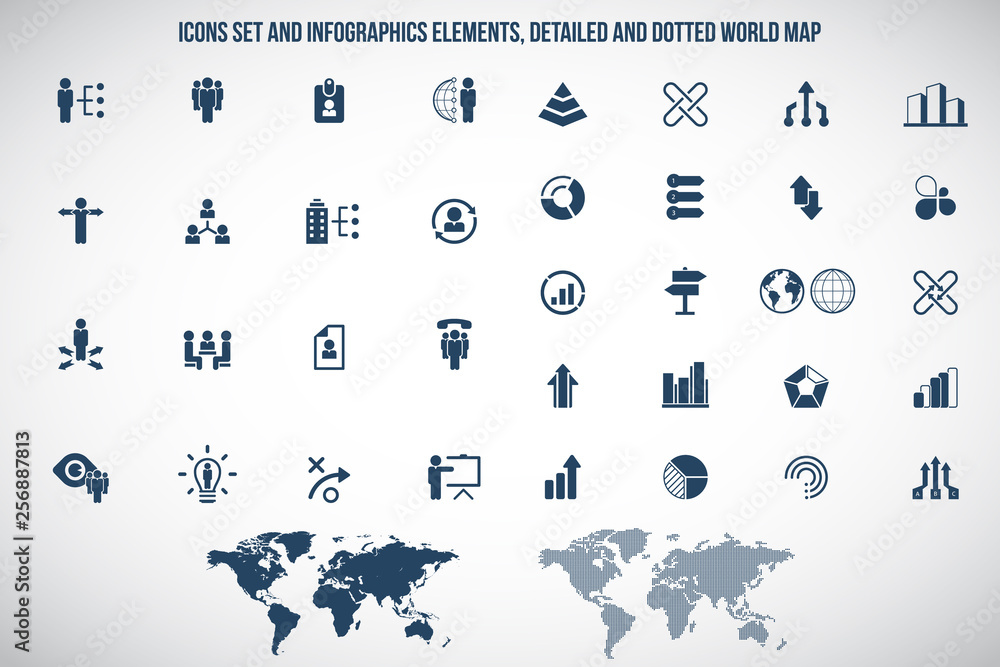 Human resources icon set Human resources icon set