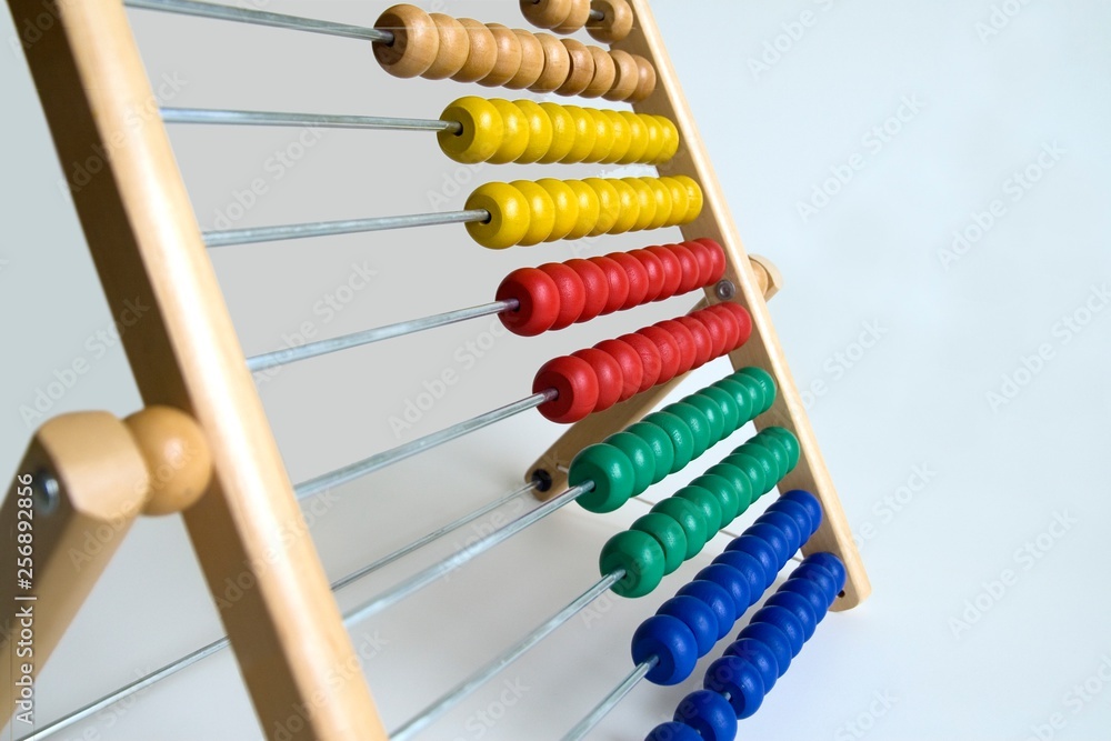 Wooden abacus toy Wooden abacus toy