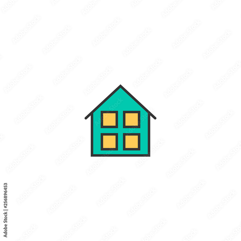 Home icon design. Essential icon vector design Home icon design. Essential icon vector design