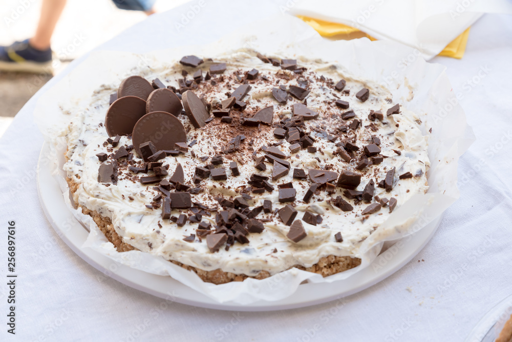 Semifreddo with pieces of chocolate Semifreddo with pieces of chocolate