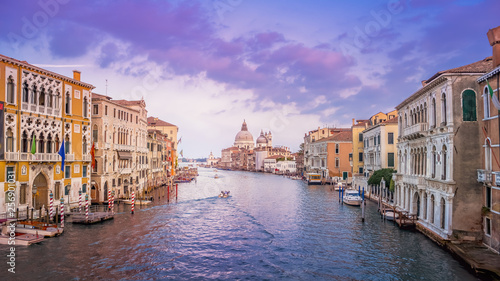 cityscape image of grand canal in venice, italy © frank peters