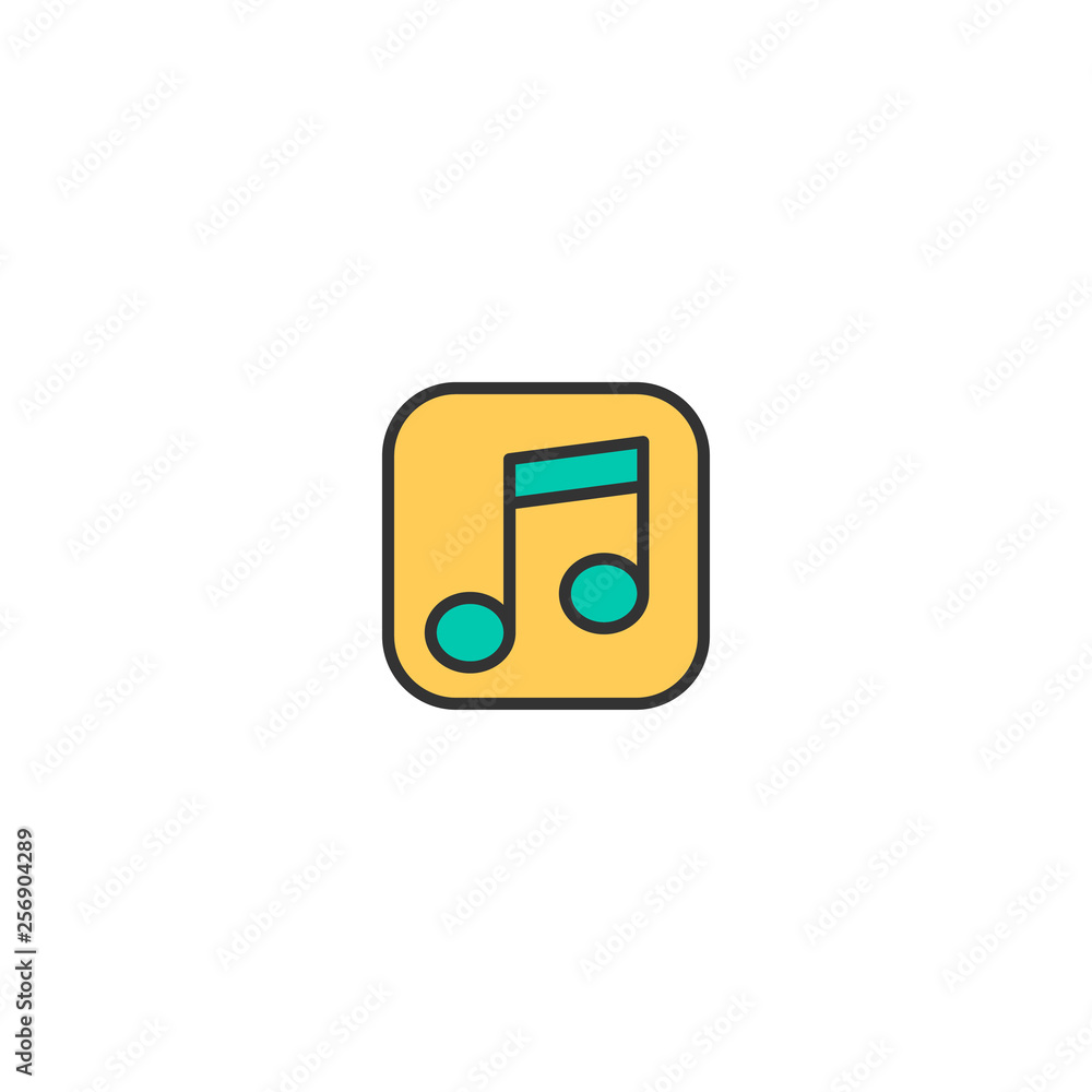 Music player icon design. Essential icon vector design Music player icon design. Essential icon vector design