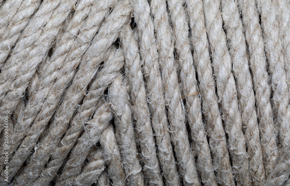 Close-up of natural rope texture. (collection of vegetable and natural fibers). Close-up of natural rope texture. (collection of vegetable and natural fibers).