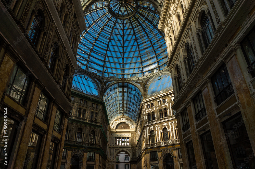 Umberto I gallery in the city of Naples.