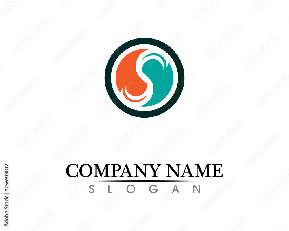 Business corporate letter P logo design vector