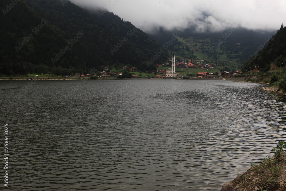 Beautiful lake view. Uzungol is one of the most touristic places in Trabzon Turkey. Beautiful lake view. Uzungol is one of the most touristic places in Trabzon Turkey.