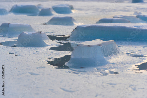 Frozen Lake Melting © skunkeye