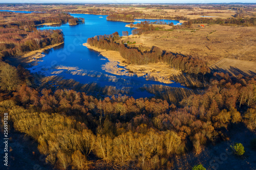 Fototapeta Naklejka Na Ścianę i Meble -  wiosenny wieczór na Mazurach