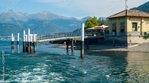 Anlegestelle für Schiffe und Boote, in Dervio, am Comer See