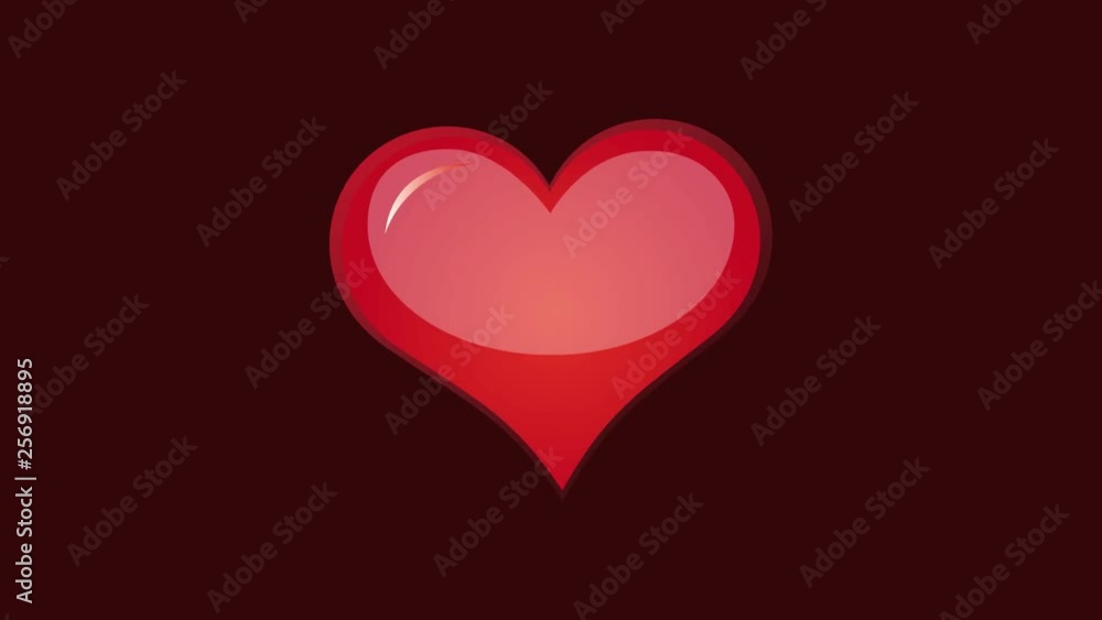 Animation made with hearts Animation made with hearts