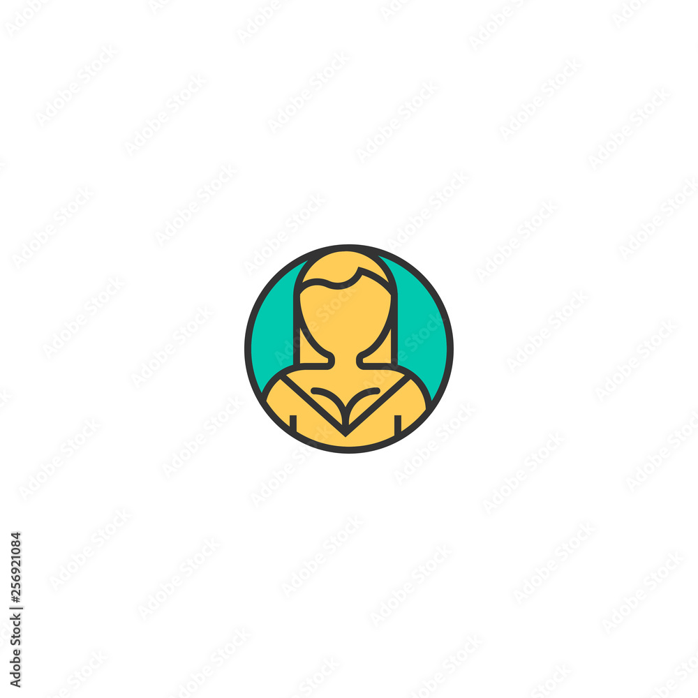 User icon design. Essential icon vector design User icon design. Essential icon vector design