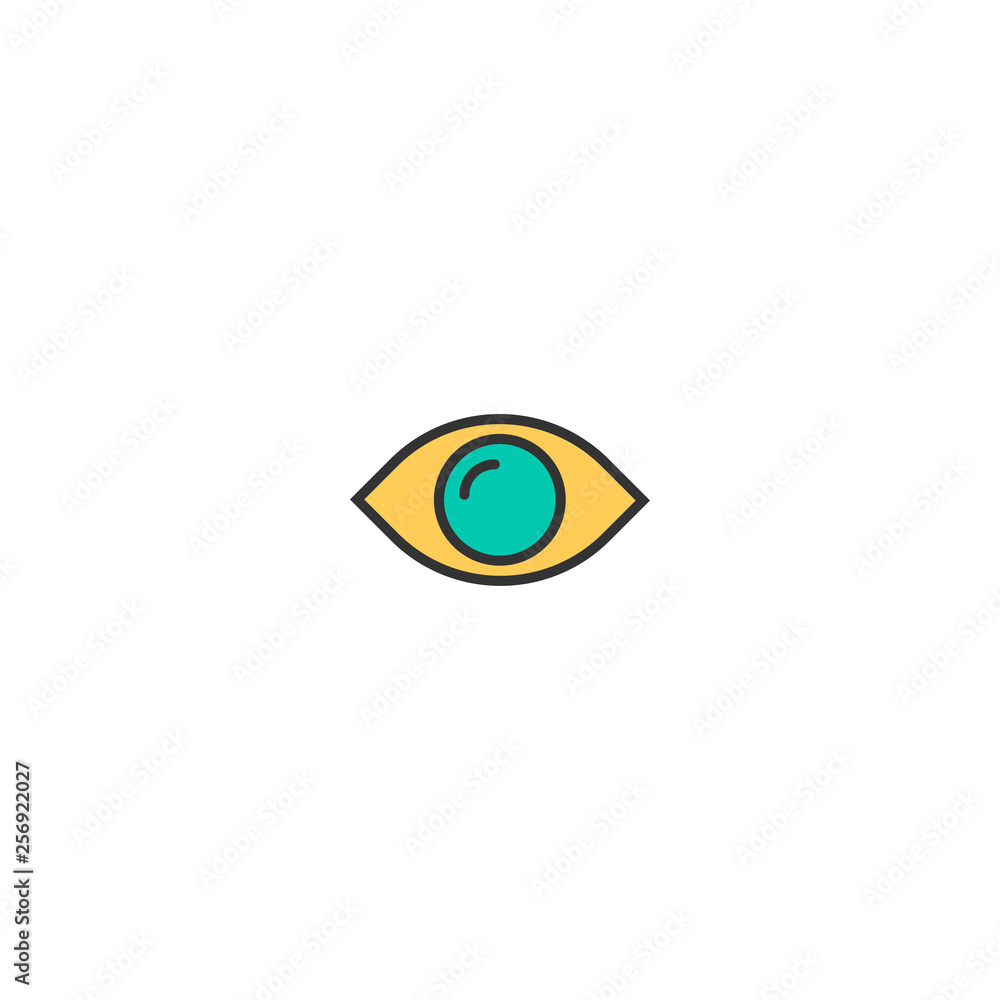 View icon design. Essential icon vector design View icon design. Essential icon vector design