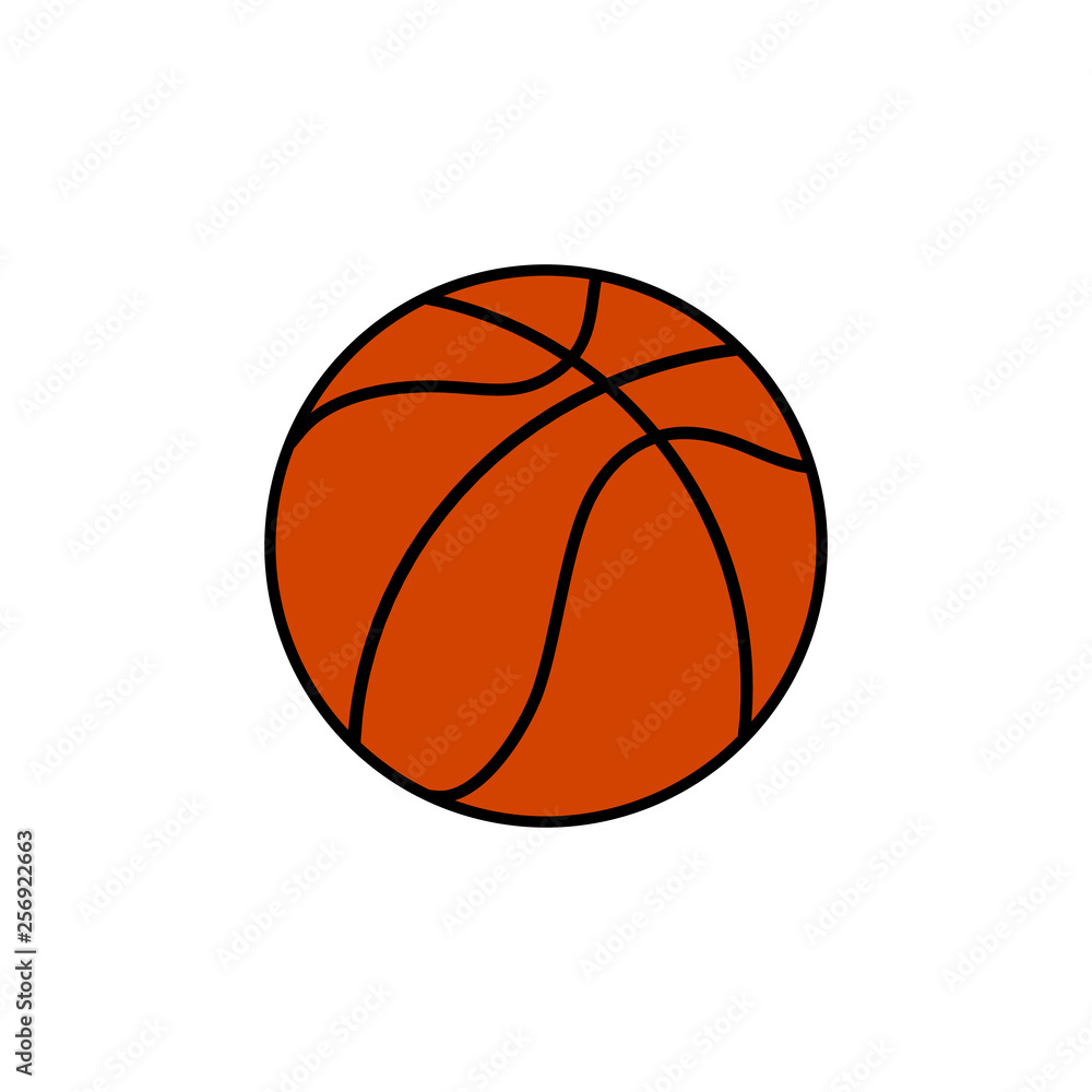 Basketball icon vector illustration