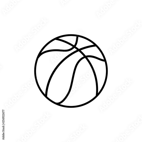Basketball icon. Vector illustration