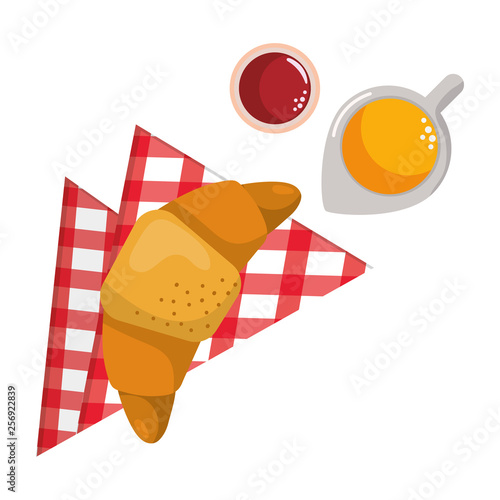 delicious tasty breakfast cartoon