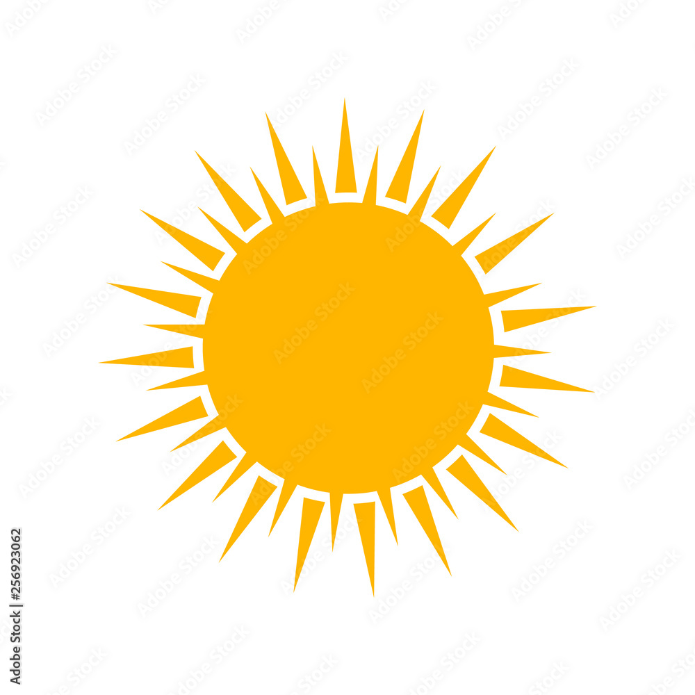 Sun icon. Modern weather icon. Flat vector symbols Sun icon. Modern weather icon. Flat vector symbols