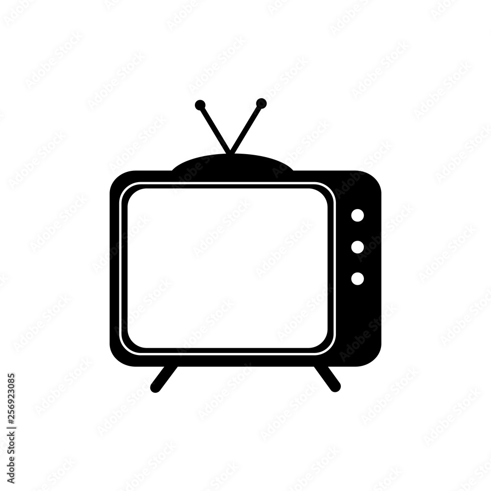 Television Icon Vector Illustration Template Television Icon Vector Illustration Template