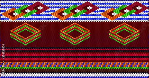 The traditional ornament of the inhabitants of the east and the Arab world.