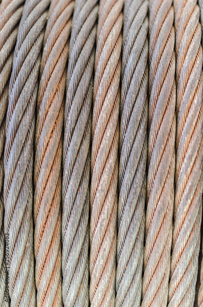 Rusty Cable on Spool Background Vertical Rusty Cable on Spool Background Vertical