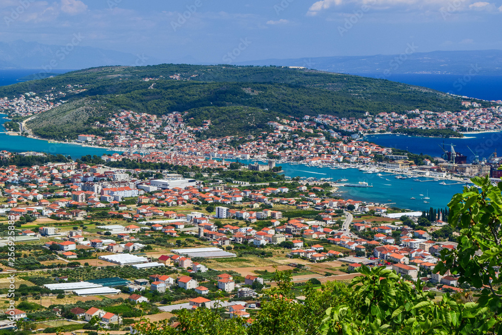 The cityscape Trogir, Croatia.